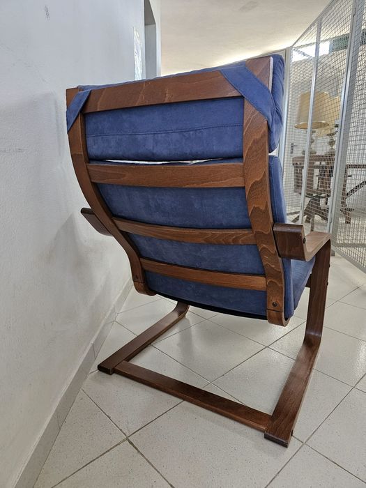 Poltrona com banco ikea