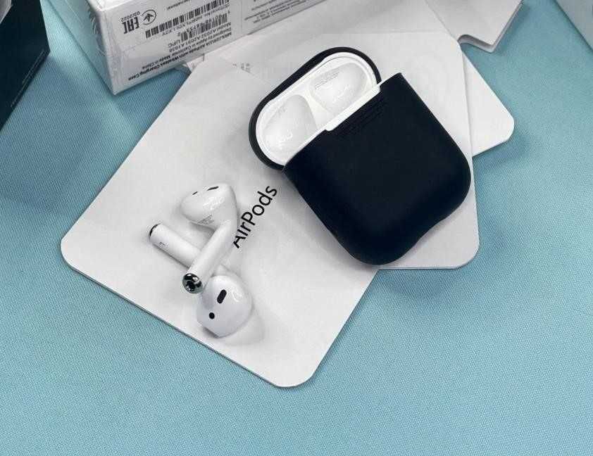 аирподс 2 1в1 Наушники беспроводные +чехол Premium