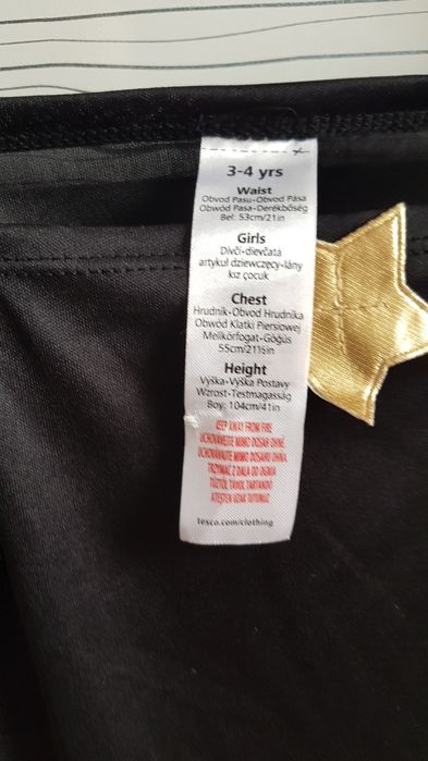 Sukienka Halloween rozmiar 104