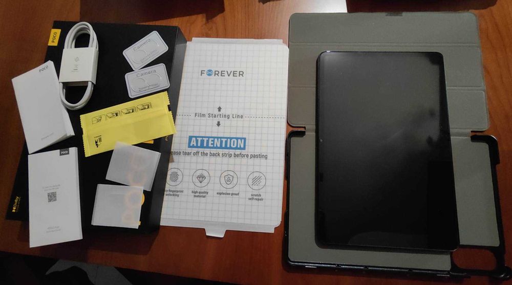Completamente Novo - Tablet POCO Pad Blue 8GB 256 GB 12,1" + Capa + Películas - Preço Excelente
