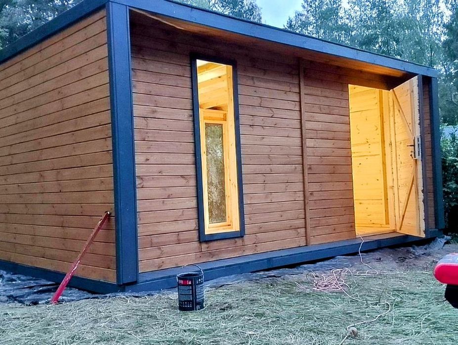 %RATY% D5 Nowoczesny domek narzędziowy Kontener na działek. Różne rozm