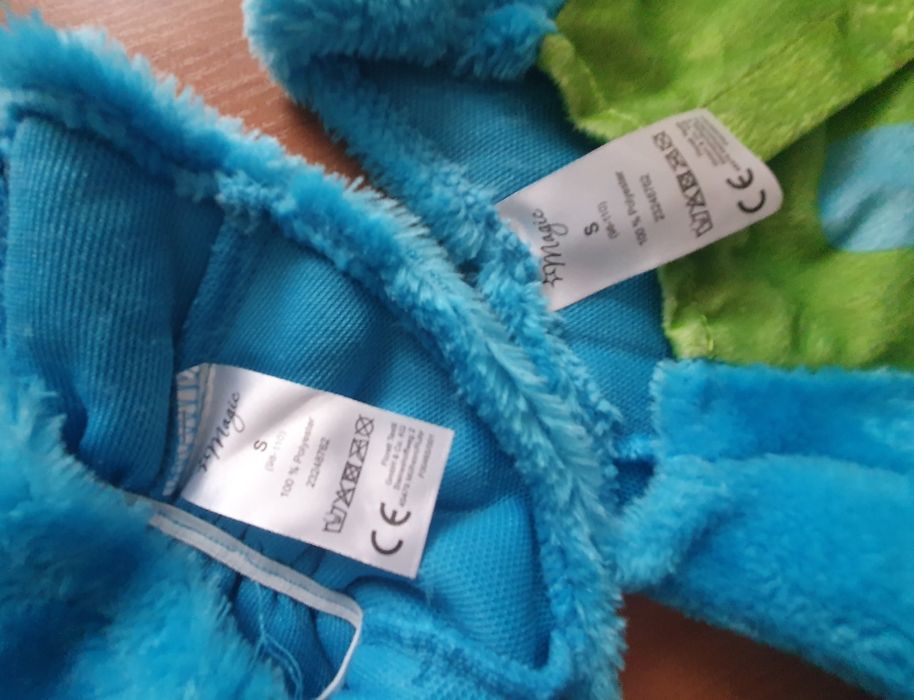 Strój potwora na karnawał potwór potwory i spółka niebieski 98 110