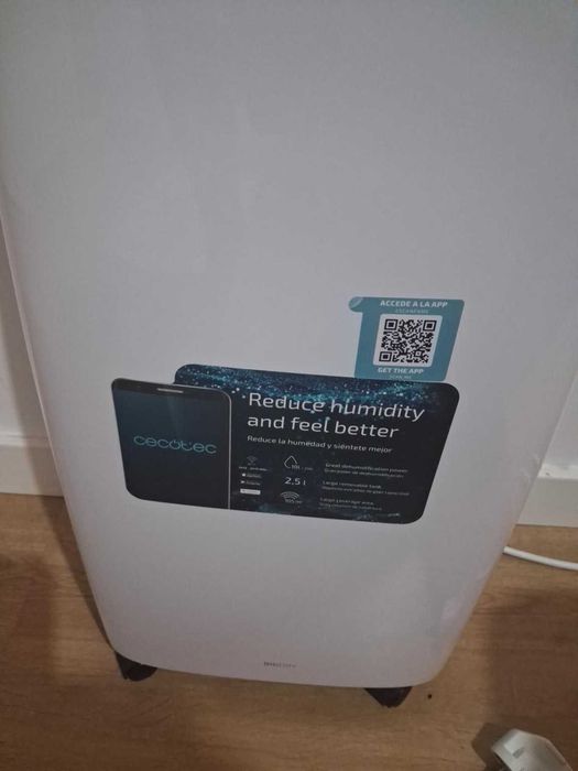 Desumidificador Cecotec BigDry Wi-Fi 10L – Como Novo