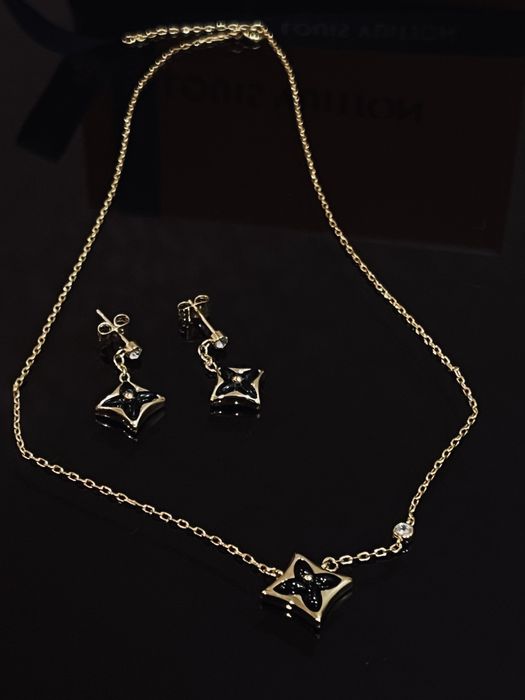 Louis Vuitton серьги оригинал, Louis Vuitton колье оригинал