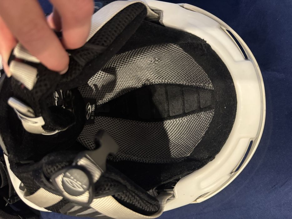Kask narciarski smith + okulary uvex