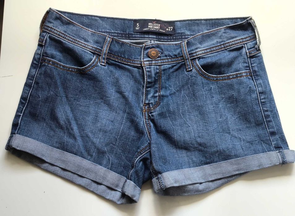 Spodenki szorty Hollister Midi Short roz L