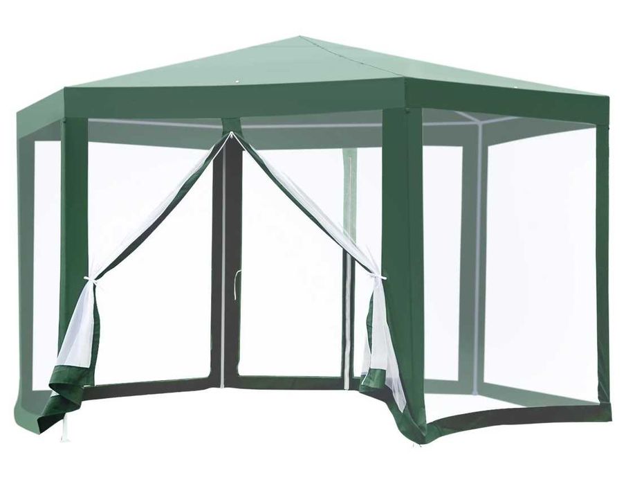 PAWILON OGRODOWY NAMIOT Handlowy altana + moskitiera 4x4m