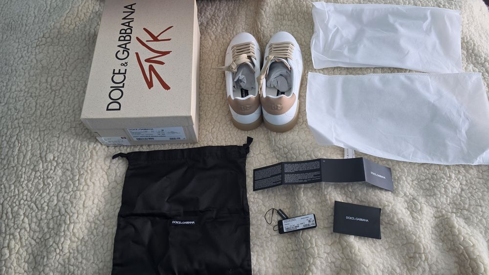 Dolce & Gabbana. Sneakersy Portofino. NOWE, ORYGINALNE Z BREUNINGER (rozmiar 43.5/ dł. wkładki: 28 cm) / 100% oryginał.