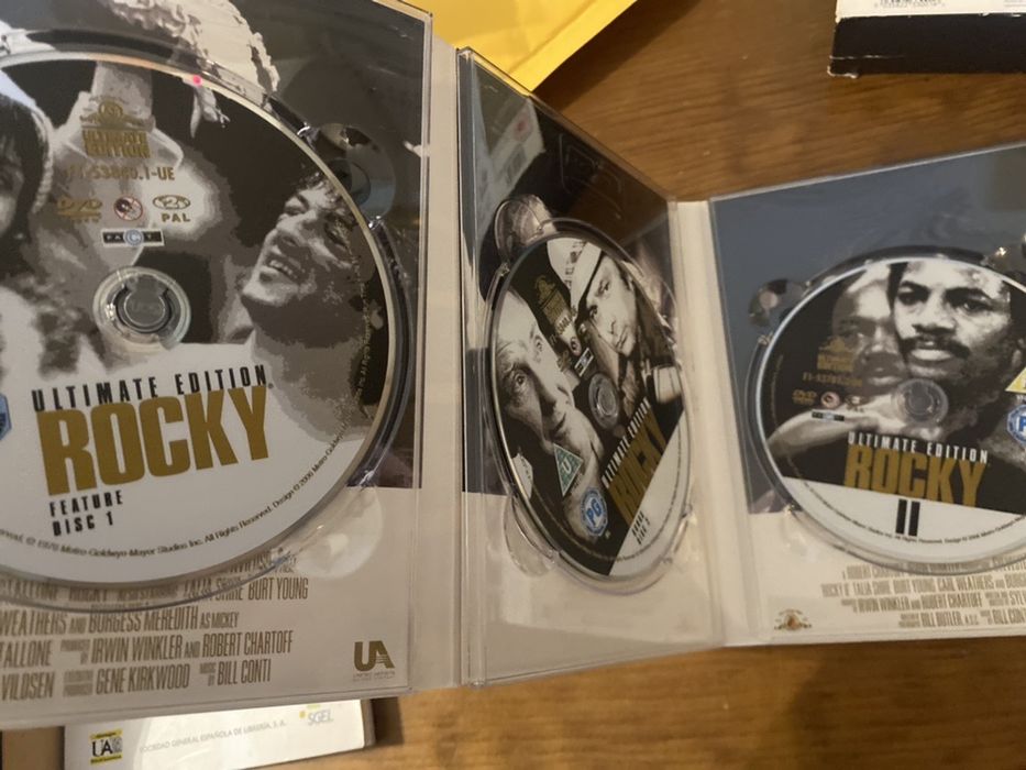Dvd Set Rocky - box 5 cds