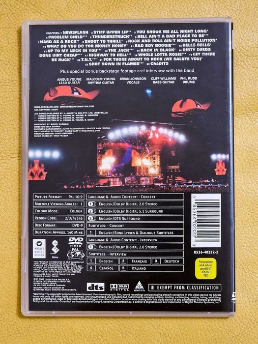 AC/DC Stiff Upper Lip DVD