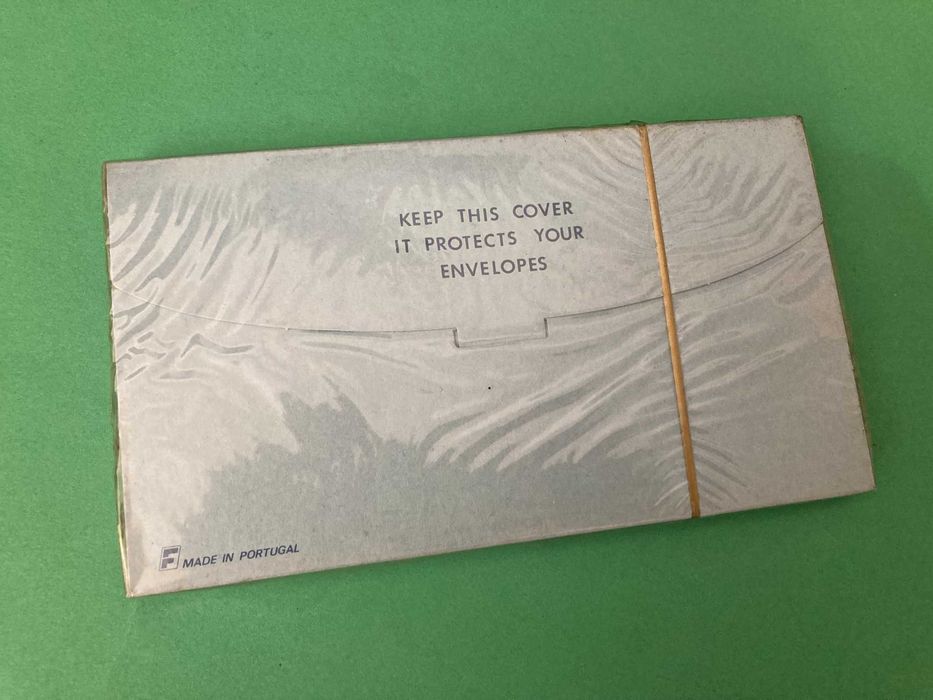 Pack de Envelopes e Folhas Correio Aéreo Papelaria Fernandes Anos 80