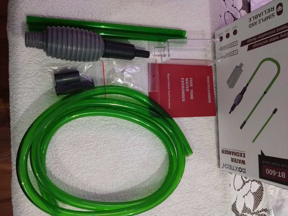 DOXTECH BT-600 syfon próżniowy do akwarium 3w1 Wysyłka