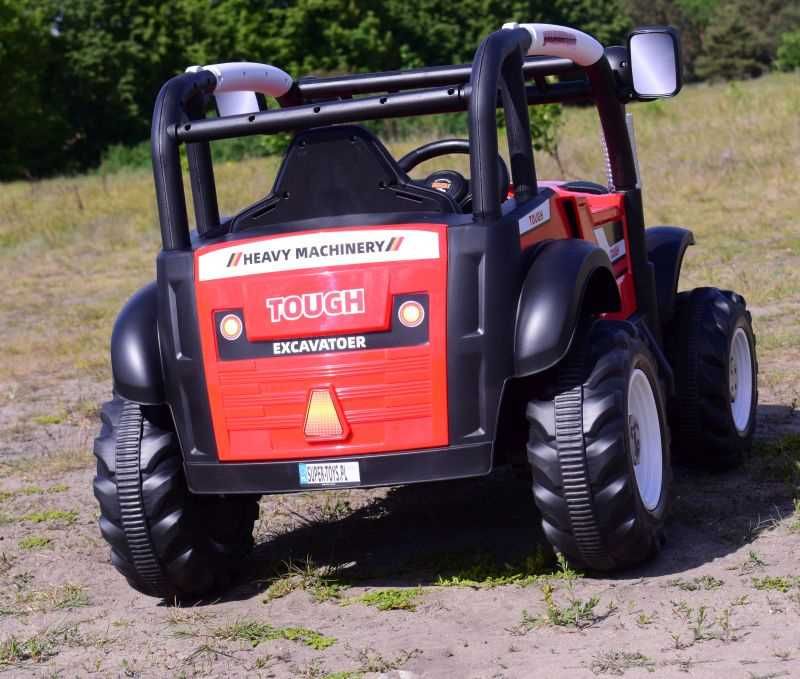 BAWIBUS.PL Autko KOPARKA TRAKTOR na akumulator pojazd auto CIĄGNIK