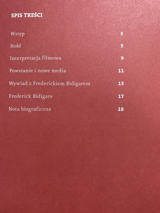 Frederick Bidigare Grace Hołd album muzeum powstania