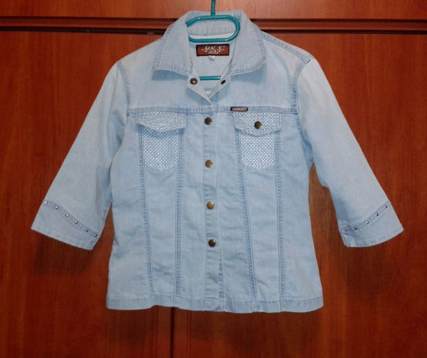 Джинсовая рубашка для девочки