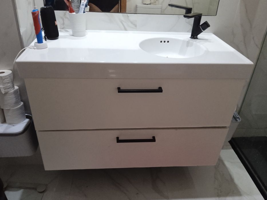 Lavatórios para móvel de casa de banho de 1  m.