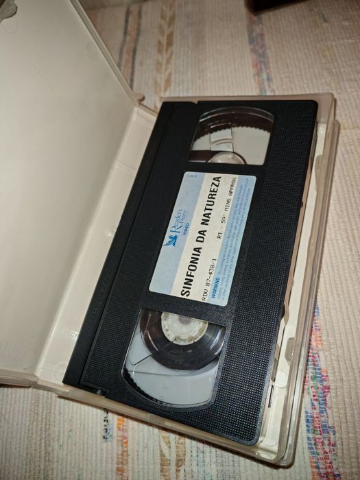 Cassetes VHS em bom estado