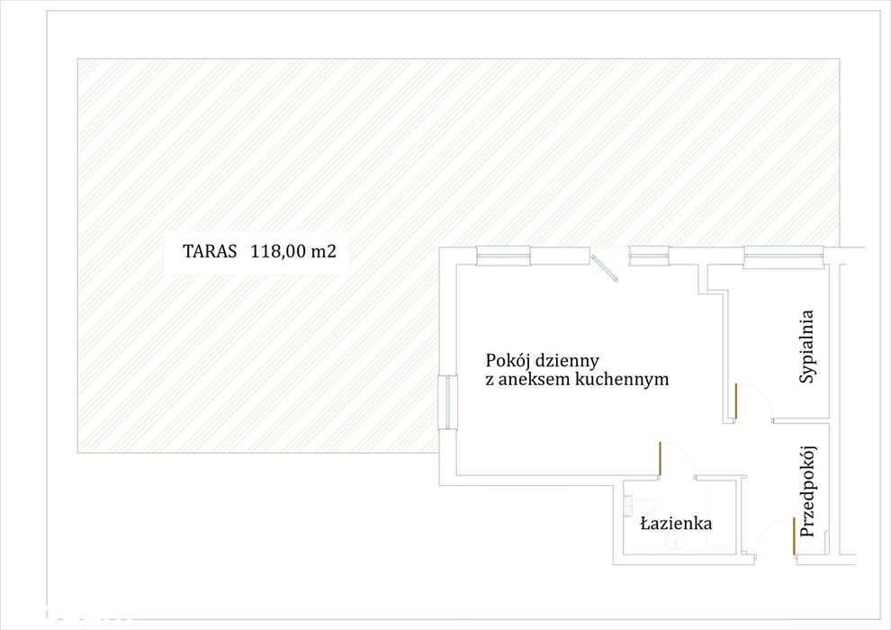 Neptun Park, taras 118 m², widok na las, 100 m od plaży