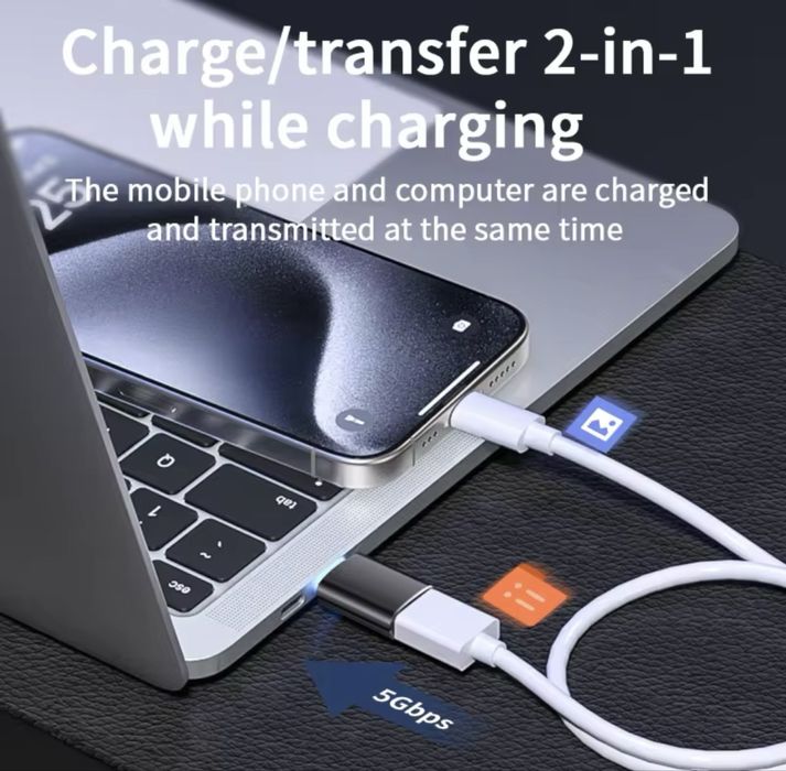 adaptador OTG USB 3.0 -A para USB-C