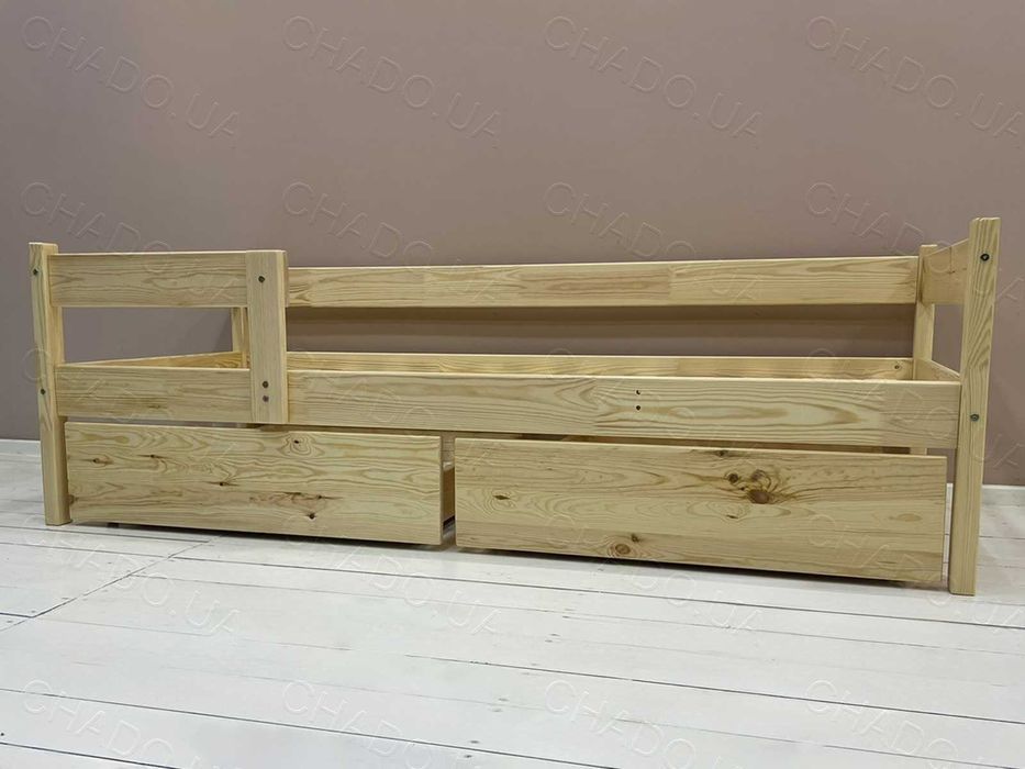 Дитяче ліжко 80x190 натуральне дерево, ліжечко дитяче,ліжко підліткове