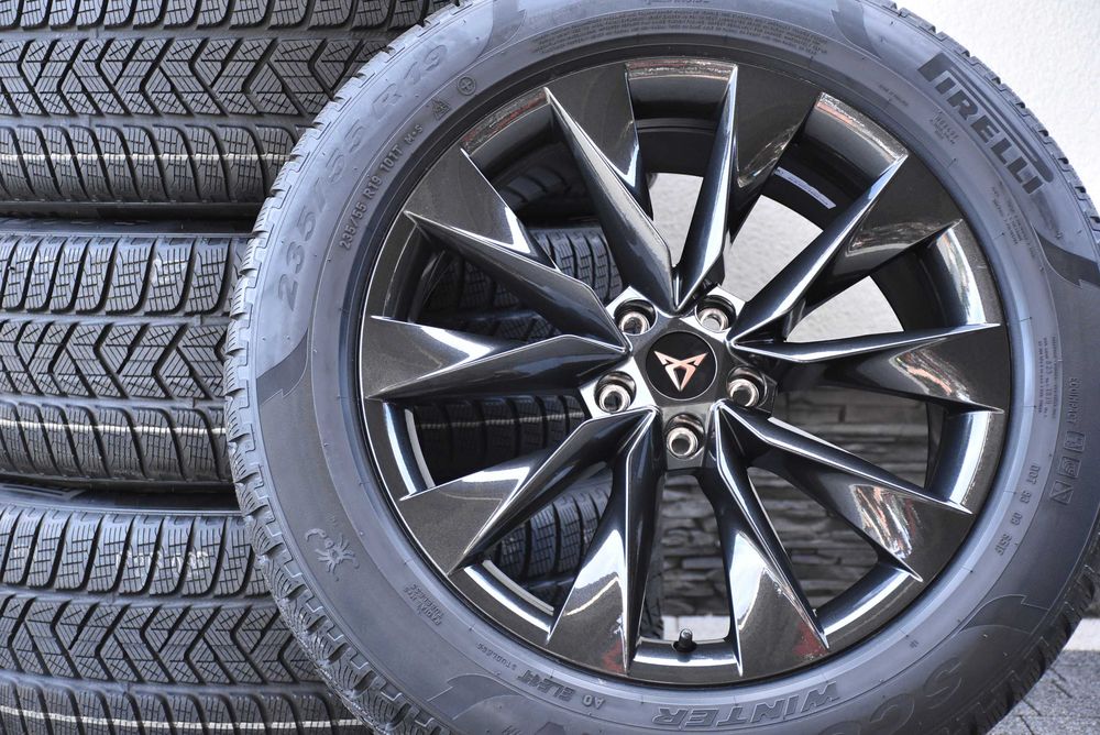 Nowe koła zimowe OEM Audi Q4 Sportback e-tron VW ID.4 ID.5 ID.6 SKODA ELROQ ENYAQ PEAQ CUPRA Tavascan 19" Pirelli