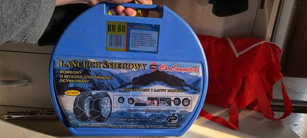 łańcuchy na koła 13_14_15_16_17 cali jak nowe