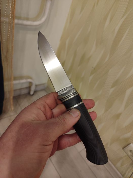 Нож ручной работы сталь n690