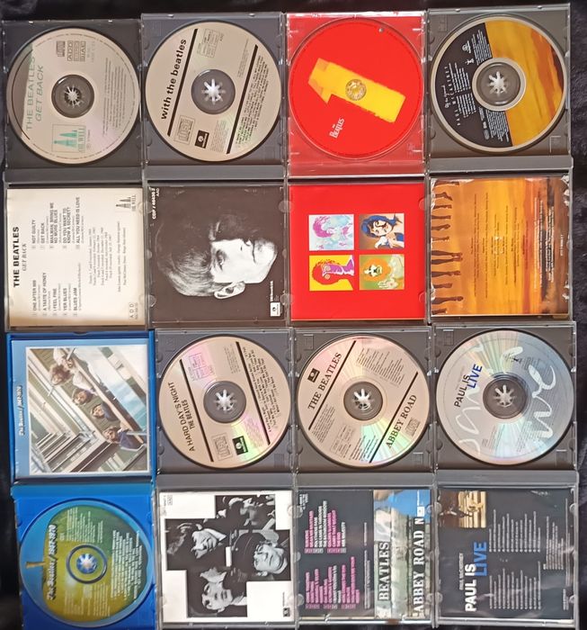 Cd's dos Beatles e Paul McCartney