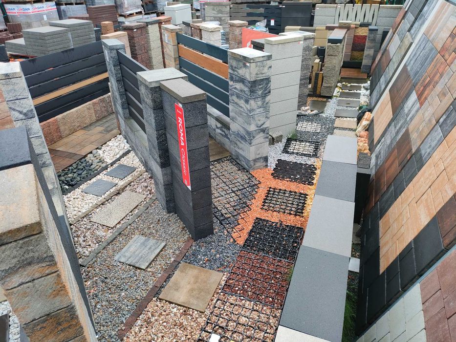 Schody gotowe stopnie schodowe blok betonowy obrzeże