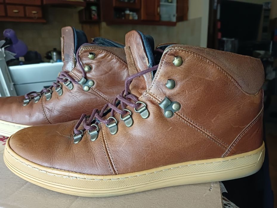 Portugalskie półbuty skórzane 41 snickersy j. timberland skóra ecco 26