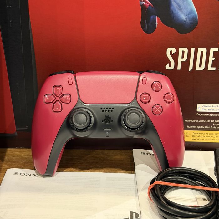 ZESTAW PlayStation 5 Fat Spider-Man SpiderMan Limitowana Z Napędem