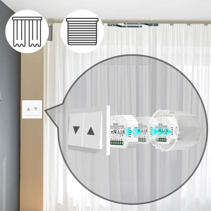 TUYA Wi-Fi Curtain Switch Mini TUYA MS-108WR Wi-Fi