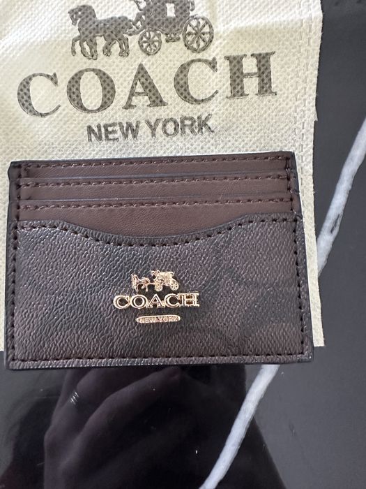 Porta cartões coach