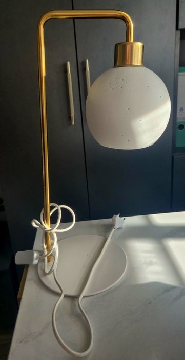 Lampka glamour złoto używana