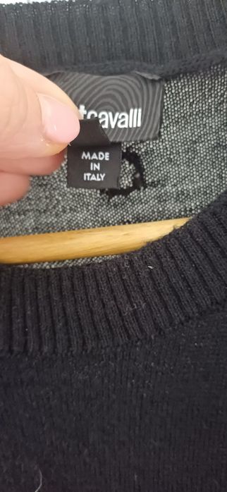 Nowy Sweter swetr bluza Just Cavalli M czaszka