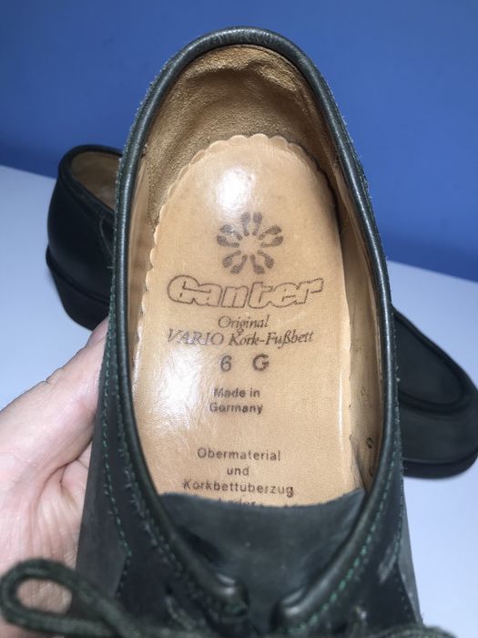 Жіночі комфортні туфлі темно зеленого кольору ganter 38-39р Germany