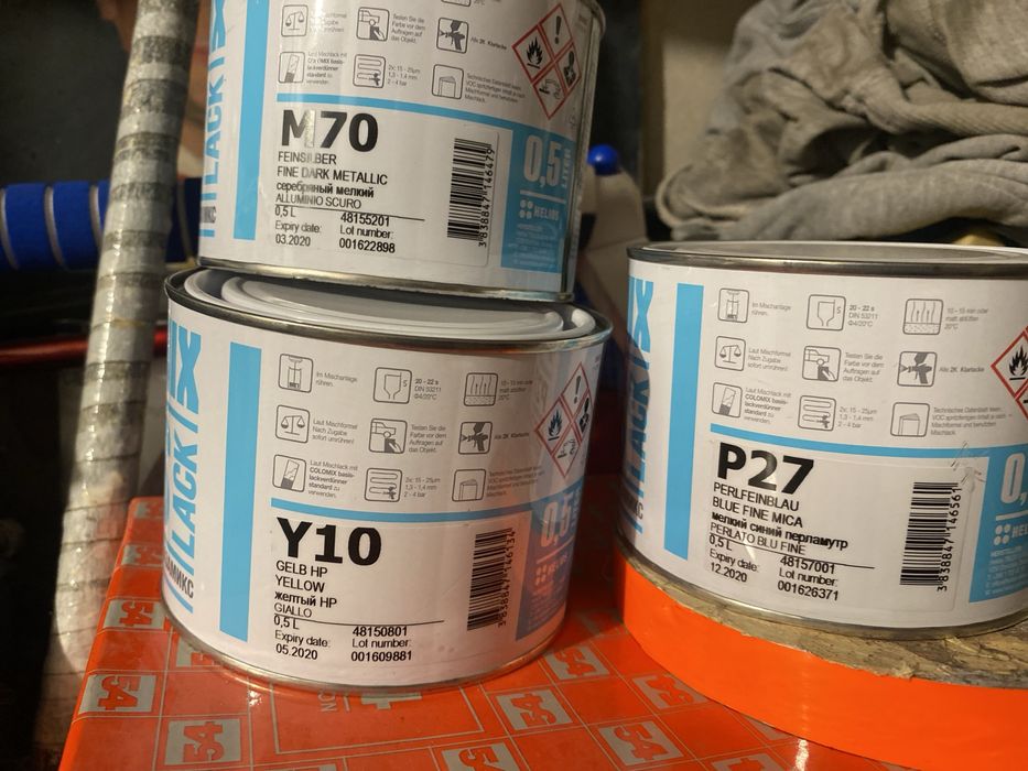 Фарба лак. Пігмент  color mix