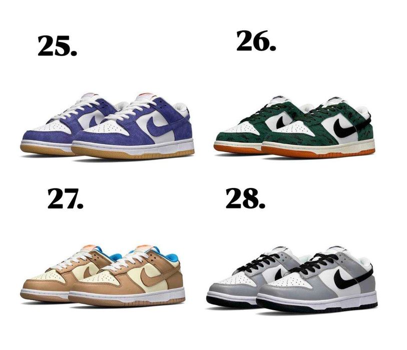 УСІ МОДЕЛІ Nike SB Dunk Low / Найк СБ Данк /форси данки БЕЗ ПРЕДОПЛАТИ