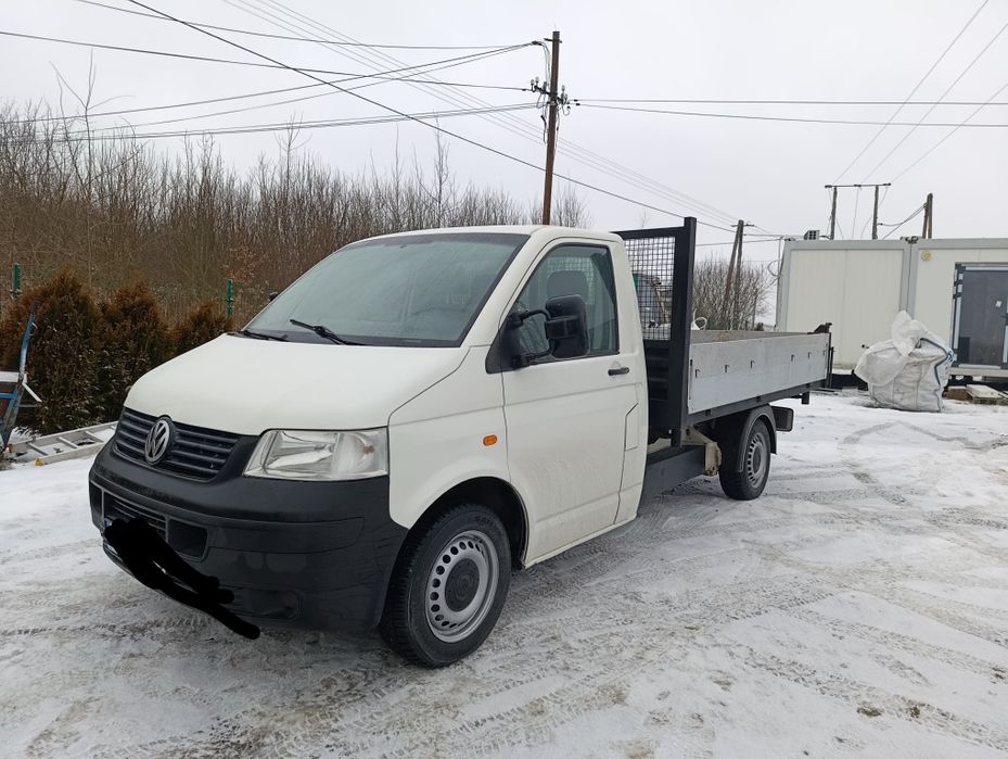 Volkswagen Transporter T5 1.9 TDI wywrotka kiper 3 str. 3 os. Paka 3 m