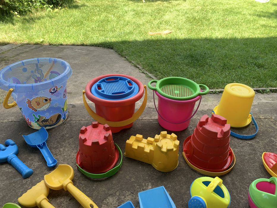 Набір для піску 34 пасочки, 6 відерець