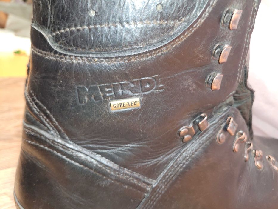 Ботинки Meindl for actives. Gore tex Vibram кожа. Огромный размер.