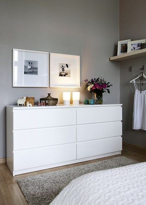Komoda malm IKEA biała 160×76