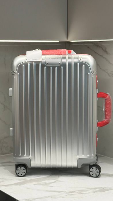 Rimowa twist cabin чемодан  / валіза ручна поклажа алюміній/red красный червоний