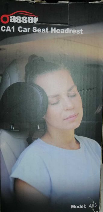 Zagłówek samochodowy dla dzieci i dorosłych Oasser regulowany skórzany