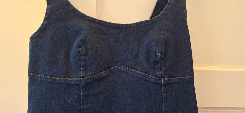 Vestido ganga jeans
