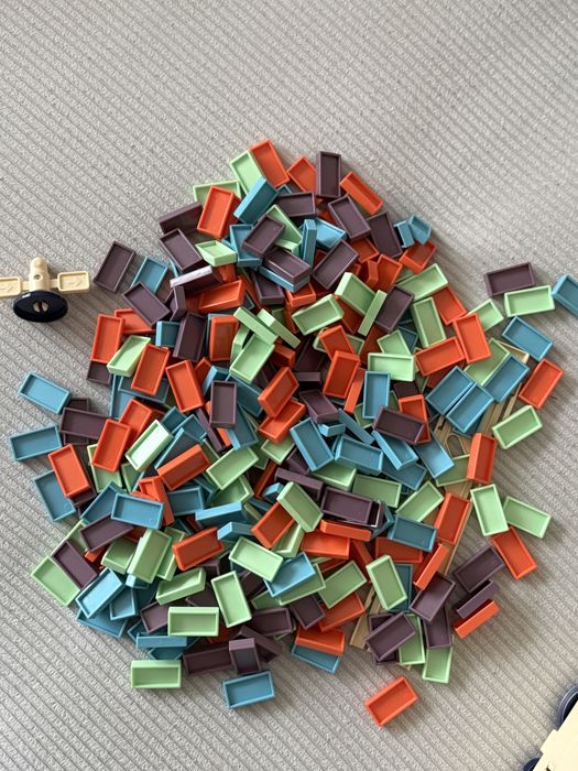 Поїзд-доміно автоматичний+ 302 фішки, музичний потяг, поезд домино