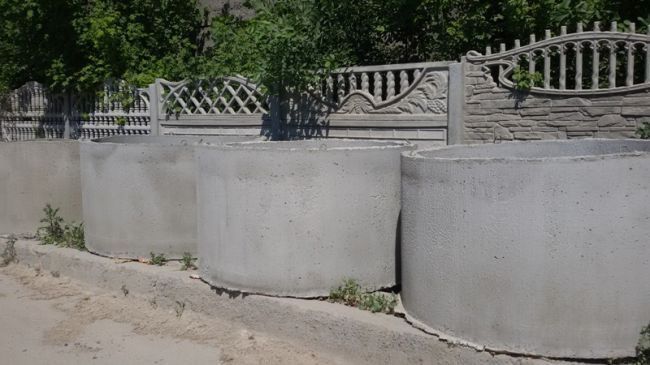 Забор бетонний (Єврозабор), кільця бетонні від виробника