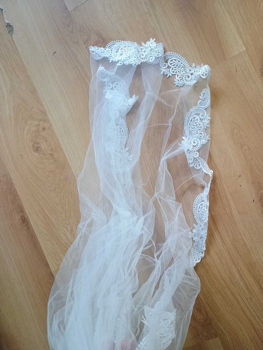 Suknia ślubna Boho koronka 46/48
