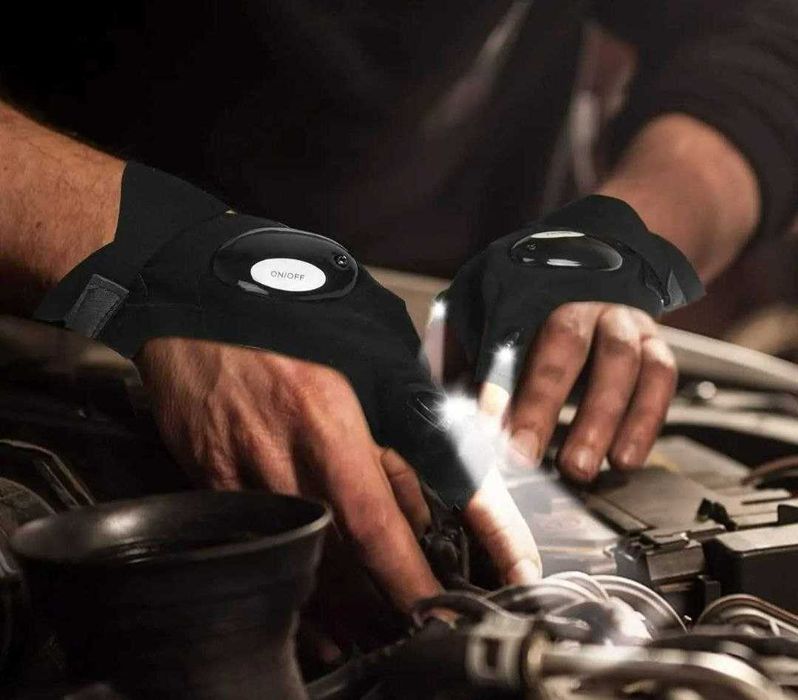 LED напіврукавички з підсвіткою (універсальні)