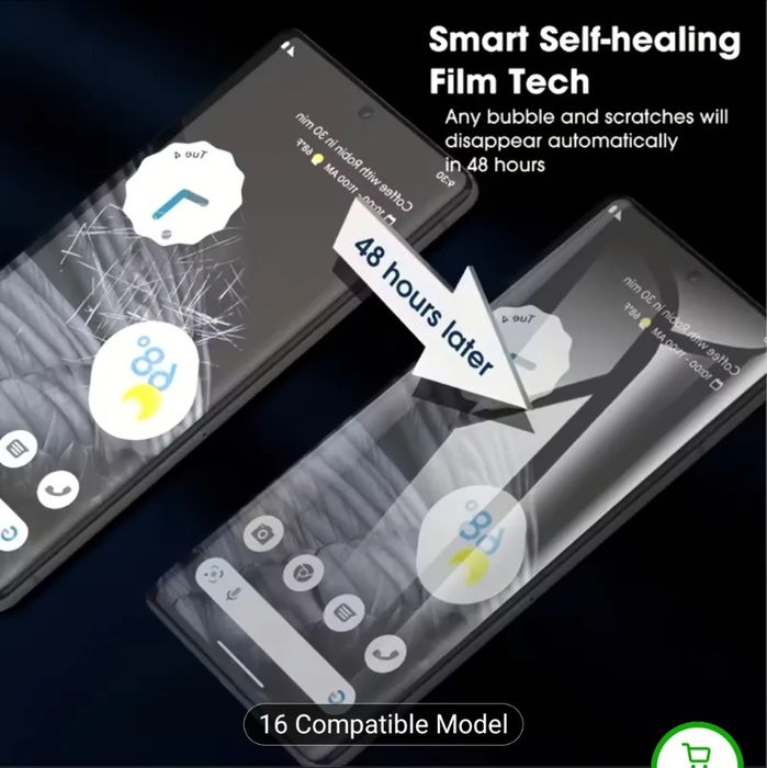 Захисна гідрогелева плівка для екрану Google pixel 6a